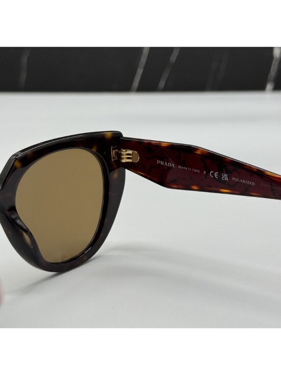 Prada PR14WS 2AU5Y1 Havana Brown Burgundy Women Sunglasses Authentic NEW main image 11